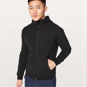 Lululemon City Sweat Zip Hoodie Athletic Sweatshirt Black Sz M
